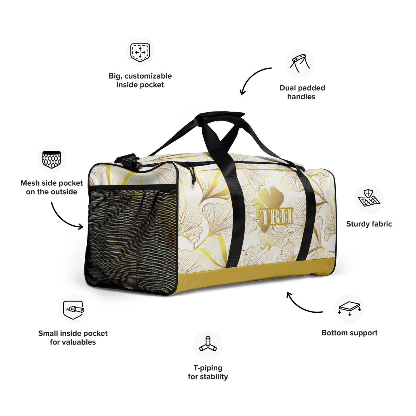 The Aurora Collection| Monogram Labor & Delivery Hospital Bag with B I R T H acronym for Birth and Postpartum Essentials