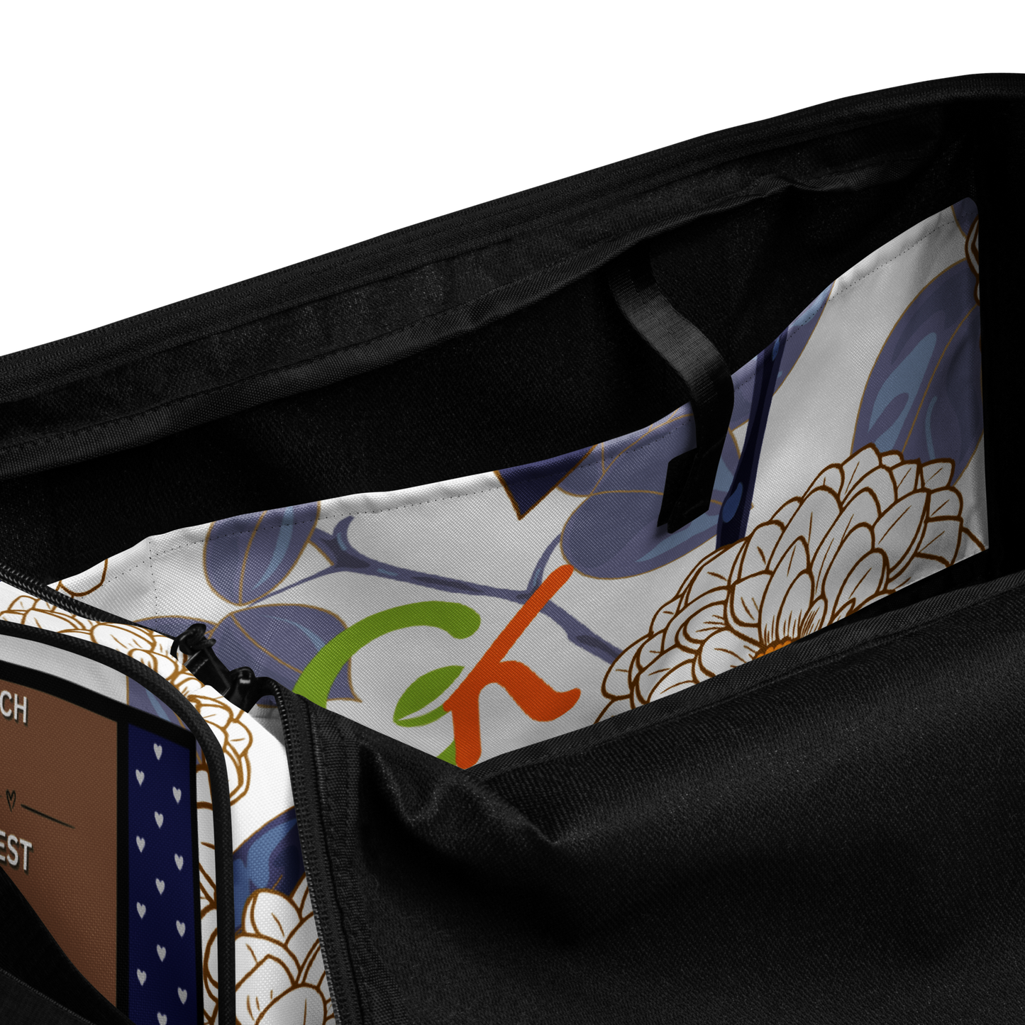 Haven STORK Labor & Delivery Bag | Floral Hospital Duffle for Moms