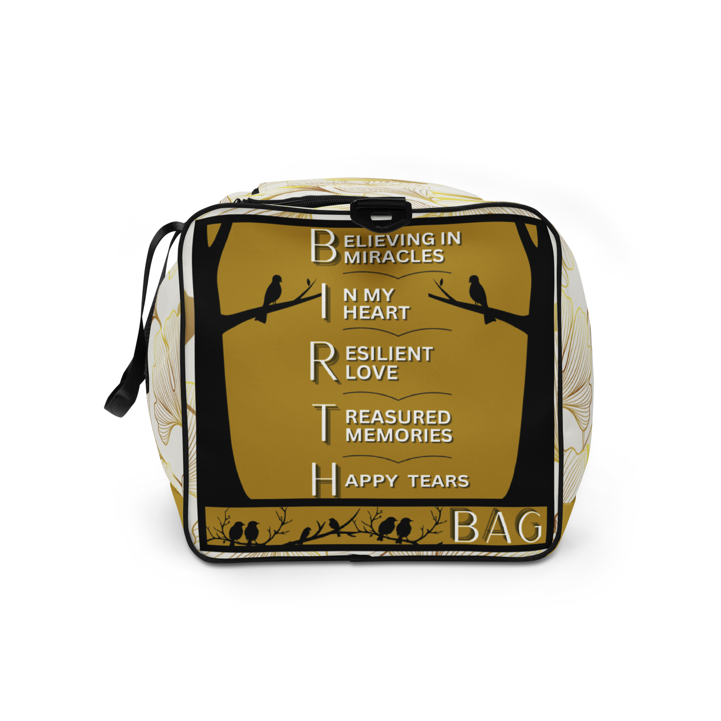 The Aurora Collection| Monogram Labor & Delivery Hospital Bag with B I R T H acronym for Birth and Postpartum Essentials